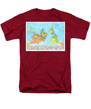 Upside Down Map Perspective - Men's T-Shirt  (Regular Fit)