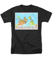 Upside Down Map Perspective - Men's T-Shirt  (Regular Fit)