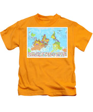 Upside Down Map Perspective - Kids T-Shirt