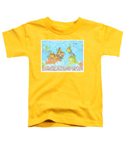 Upside Down Map Perspective - Toddler T-Shirt