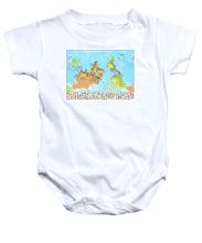 Upside Down Map Perspective - Baby Onesie