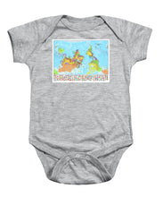 Upside Down Map Perspective - Baby Onesie