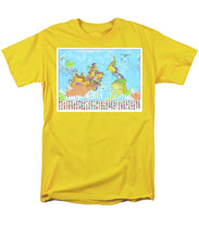 Upside Down Map Perspective - Men's T-Shirt  (Regular Fit)