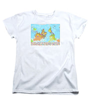 Upside Down Map Perspective - Women's T-Shirt (Standard Fit)