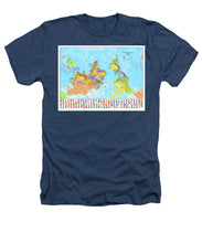 Upside Down Map Perspective - Heathers T-Shirt