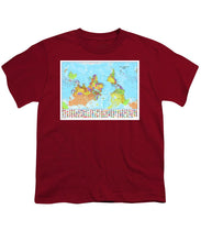 Upside Down Map Perspective - Youth T-Shirt