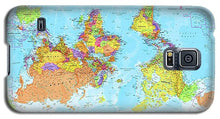 Upside Down Map Perspective - Phone Case