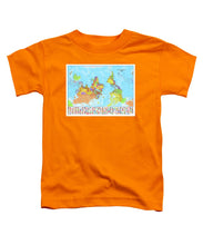 Upside Down Map Perspective - Toddler T-Shirt