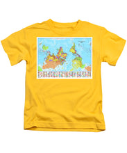 Upside Down Map Perspective - Kids T-Shirt