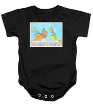 Upside Down Map Perspective - Baby Onesie