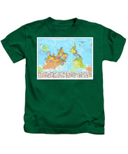 Upside Down Map Perspective - Kids T-Shirt