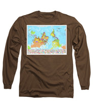 Upside Down Map Perspective - Long Sleeve T-Shirt