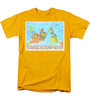 Upside Down Map Perspective - Men's T-Shirt  (Regular Fit)