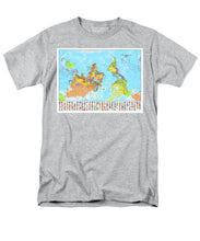 Upside Down Map Perspective - Men's T-Shirt  (Regular Fit)