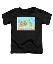 Upside Down Map Perspective - Toddler T-Shirt