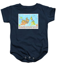 Upside Down Map Perspective - Baby Onesie