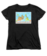 Upside Down Map Perspective - Women's T-Shirt (Standard Fit)