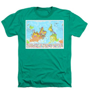 Upside Down Map Perspective - Heathers T-Shirt