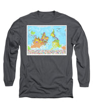 Upside Down Map Perspective - Long Sleeve T-Shirt