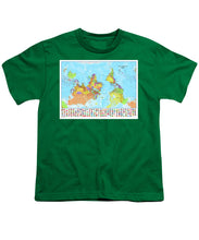 Upside Down Map Perspective - Youth T-Shirt