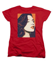 Vain Portrait Of A Woman 2 - Women's T-Shirt (Standard Fit) Women's T-Shirt (Standard Fit) Pixels Red Small 