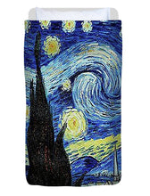 Vincent Van Gogh Starry Night Painting - Duvet Cover Duvet Cover Pixels Twin  