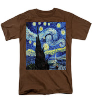 Vincent Van Gogh Starry Night Painting - Men's T-Shirt  (Regular Fit) Men's T-Shirt (Regular Fit) Pixels Coffee Small 